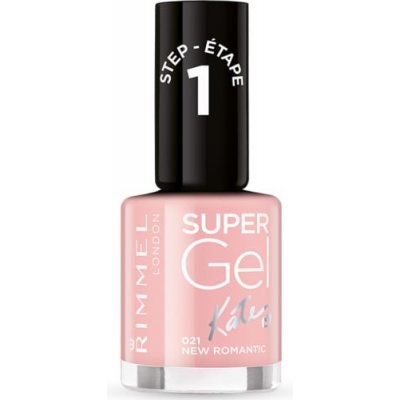 Rimmel London Gelový lak na nehty Super Gel Nail Polish 021 New Romantic 12 ml – Zboží Dáma