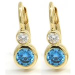 Pattic zlaté náušnice LOCDL164404Y – Hledejceny.cz