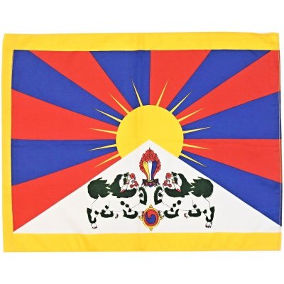 Tibetská vlajka 52 x 40 cm – Hledejceny.cz
