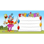 Dětská pozvánka na párty - Klaun, bal. 10 ks – Zboží Dáma