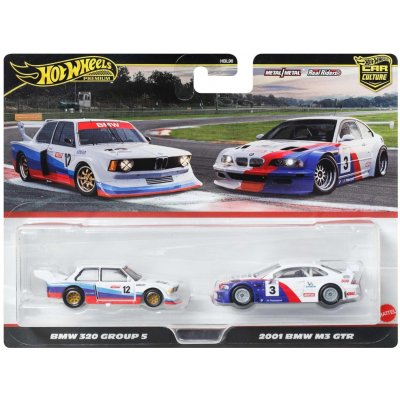Hot Wheels Premium Car Culture BMW 320 Group 5 and 2001 BMW M3 GTR – Zboží Dáma