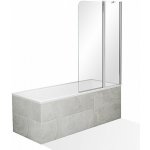 Roth Outlet OBV2 120 x 140 cm vanová zástěna dvojdílná otevíratelná 4000740 – Zboží Dáma