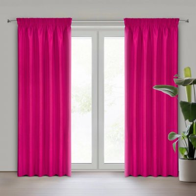 EUROFIRANY ZÁVĚS NA PÁSCE RITA 140X270 CM AMARANT – Hledejceny.cz