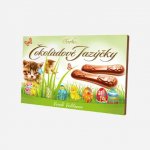 Carla Čokoládové jazýčky mléčné velikonoce 100 g – Hledejceny.cz