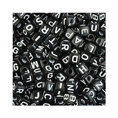 Šperky4U Plastový korálek kostka písmeno PK208-C – Hledejceny.cz