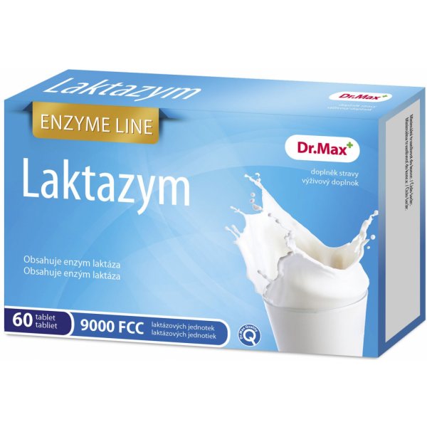 Doplněk stravy Dr.Max Laktazym 60 tablet
