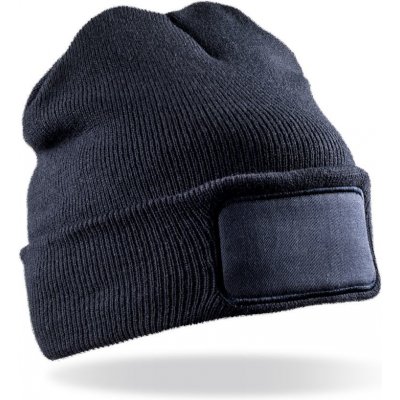 Result Winter Essentials Dvojitá čepice Thinsulate beanie pro potisk či výšivku modrá námořní RC034 – Zboží Mobilmania