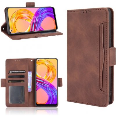VSECHNONAMOBIL 127213 SLOT Peněženkový obal pro Realme 8 / Realme 8 Pro hnědý – Zboží Živě