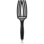 Olivia Garden Finger Brush Black kartáč na vlasy masážní 6-řadý střední – Zboží Dáma