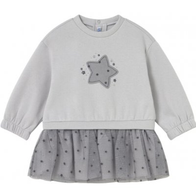 MAYORAL dívčí šaty DR hvězda šedá – Zboží Dáma