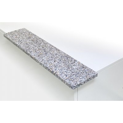 TONE OF STONE Venkovní parapet z přírodního kamene - Žula Rosa Beta lesk, 250x200x20 mm – HobbyKompas.cz