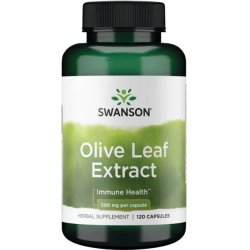 Swanson Olive Leaf Extract 500 mg 120 kapslí