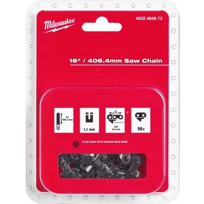 Milwaukee pilový řetěz 3/8,406,1,1mm pro FCHS 4932464873 – Zboží Dáma