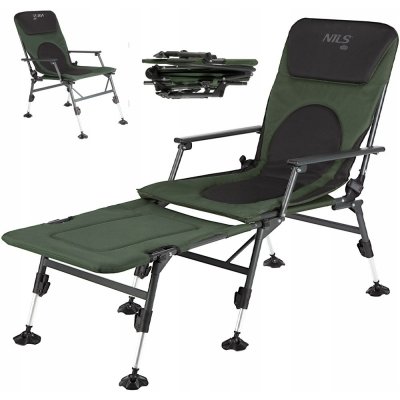 Nils Camp Křeslo NC1802 odstíny zelené – Hledejceny.cz