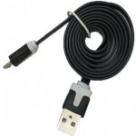 AlzaPower APW-CBMU0071B AluCore USB-A to Micro USB, 1m, černý – Zboží Živě