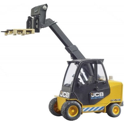 Bruder 02512 Vysokozdvižný vozík JCB set manipulátor s paletou – Zboží Mobilmania