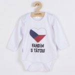 Body s potiskem New Baby Fandím s tátou – Zboží Dáma