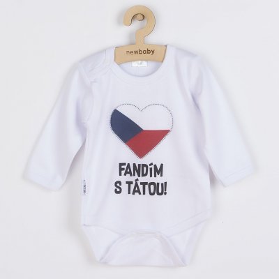 Body s potiskem New Baby Fandím s tátou – Zboží Dáma