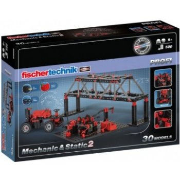 Fischer technik 536622 Profi Mechanic + Static 2 Konstrukční modely 500 dílů