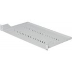 TRITON Police s perforací 19", 1U/250mm, nosnost 20kg, černá – Zboží Mobilmania