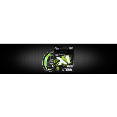 Favorite Šňůra X1 PE 4x světle zelená #0,5 150m 0,117mm 9lb