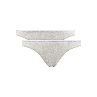 Calvin Klein Sada 2 kusů klasických kalhotek Underwear šedá – Zboží Mobilmania