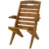 Zahradní židle a křeslo Drewmax Zahradní židle MO 108 Lazura Teak