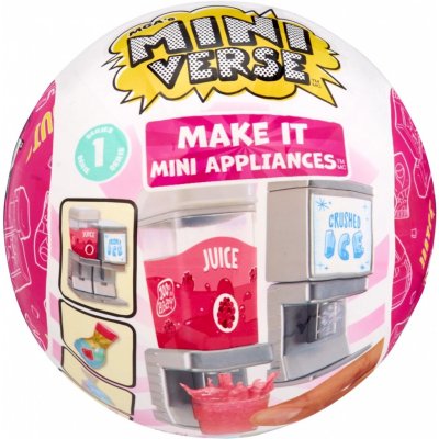 MGA’s Miniverse Make It Mini Appliances – mini dávkovač nápojů a ledu (blind box) - 1 kus – Zboží Mobilmania