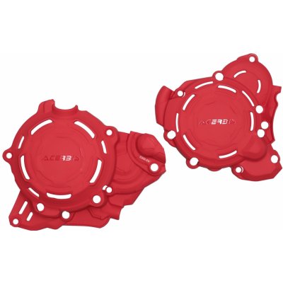 ACERBIS kryty motoru (kryt víka/ krytu spojky i alternátoru) X-POWER GAS-GAS EC / EX 250 / 300 24-25, MC 250 24-25 barva červená – Hledejceny.cz