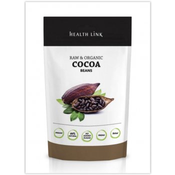 Health link Raw Bio Nepražené kakaové boby 250 g