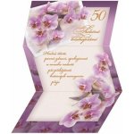 ARGUS Přání k 50. narozeninám 15-7049c50 – Hledejceny.cz