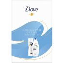 Dove Original sprchový gel Deeply Nourishing 250 ml + tělové mléko Essential Care 250 ml dárková sada