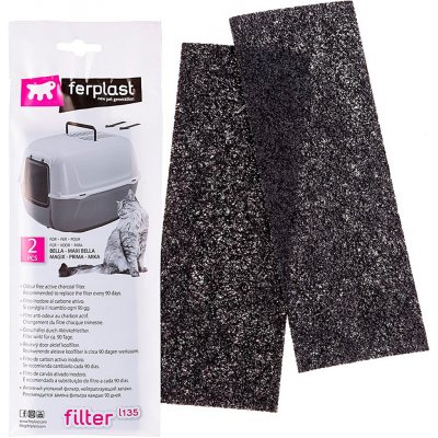 Ferplast Filtr do kočičí toalety Bella Magix uhlíkový L135 – Sleviste.cz
