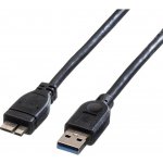 Roline 11.02.8873 USB USB 3.2 Gen1 (USB 3.0 / USB 3.1 Gen1) USB-A zástrčka, USB Micro-B 3.0 zástrčka, 0,8m, černý – Hledejceny.cz