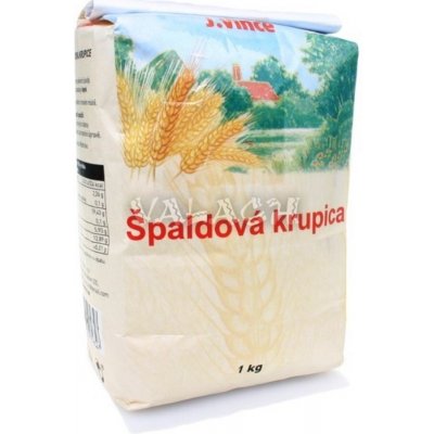 J. Vince krupice špaldová 1 kg – Zboží Mobilmania