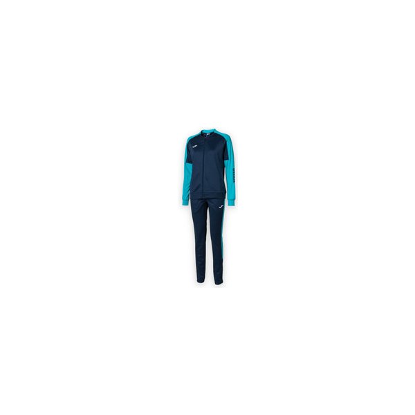 Dámská tepláková a sportovní souprava Joma ECO-CHAMPIONSHIP tmavě modrá zářivě tyrkysová
