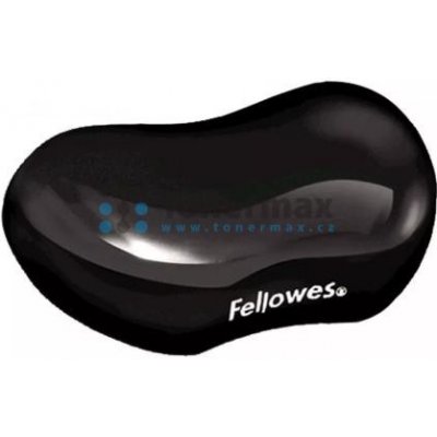 Gelová podložka pod zápěstí Fellowes CRYSTAL - černá – Zboží Živě