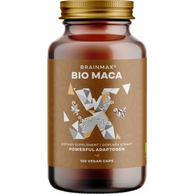 BrainMax BIO Maca 740 mg 100 rostlinných kapslí – Zbozi.Blesk.cz