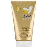Dove samoopalovací tělové a pleťové mléko Summer revived Medium to dark 75 ml – Zboží Dáma