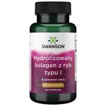 Swanson Hydrolyzovaný Kolagen Rybí Typ I 400 mg 60 kapslí – Hledejceny.cz