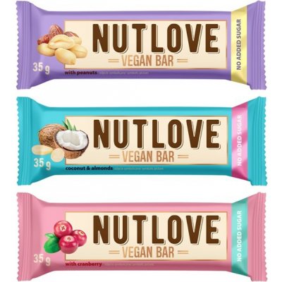 AllNutrition Nutlove Vegan Bar 35 g – Zboží Mobilmania