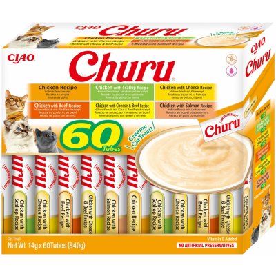 Churu Cat masové pyré mix Chicken 840 g – Zboží Mobilmania