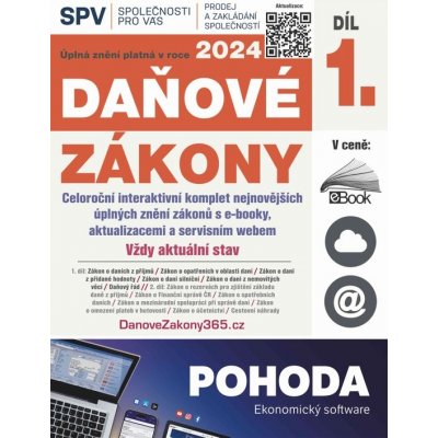 Daňové zákony 2024 XXL ProFi Díl 1., právní stav 1. 1. 2024 - kolektiv autorů – Hledejceny.cz