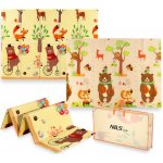 NILS Fun Dětská skládací pěnová podložka MD05 Forest – Zboží Mobilmania