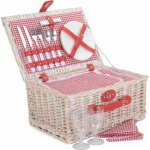Willow Direct Piknikový koš RED GINGHAM proutěný pro 2 osoby – Zboží Dáma