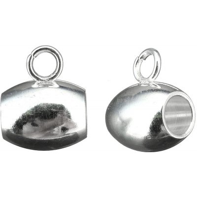 Korálek s očkem 6 x 5mm bez galvanizace z chirurgické oceli - Obsah balení 1 ks BT 040a – Hledejceny.cz