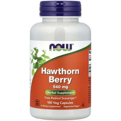 Now Foods Foods Hloh Hawthorn Berry 540 mg 100 kapslí – Hledejceny.cz