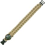 101 Inc Paracord náramek Para Compass 8 béžový – Hledejceny.cz