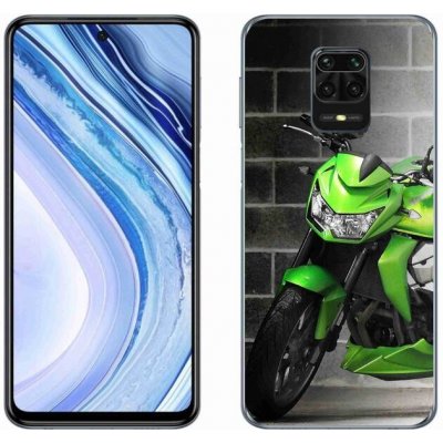 Pouzdro mmCase gelové Xiaomi Redmi Note 9 Pro zelená motorka – Zboží Mobilmania