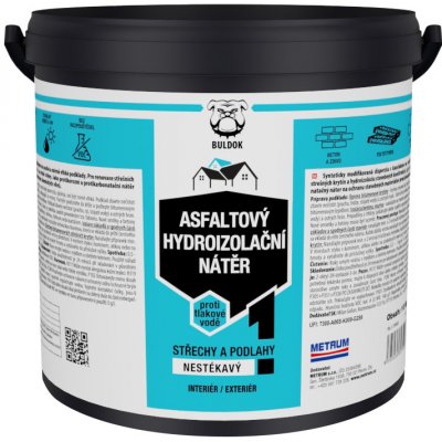 ČESKÝ STAVITEL Asfaltový hydroizolační nátěr ČS 5kg – HobbyKompas.cz